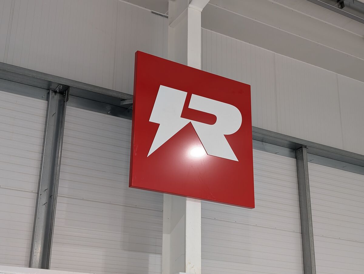 Revellion Moto showroom sign